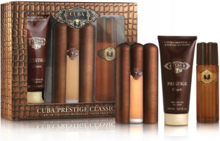 Cuba Prestige Men sada Classic toaletní voda 90 ml / as. 100 ml / sprch.gel 200ml